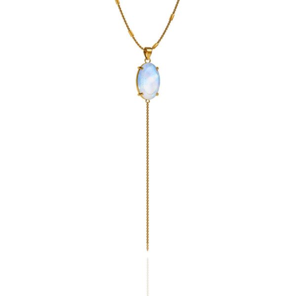 Nura Moonstone Necklace Supply