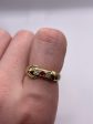 Antique 18ct gold ruby and diamond buckle ring Online Hot Sale