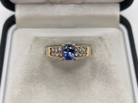 14ct gold sapphire and diamond ring Supply