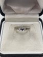 18ct gold and platinum sapphire and diamond ring Sale