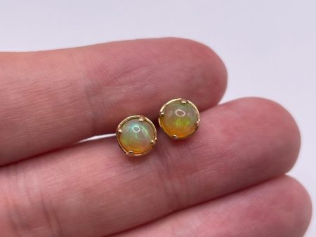 14ct gold opal earrings Online now