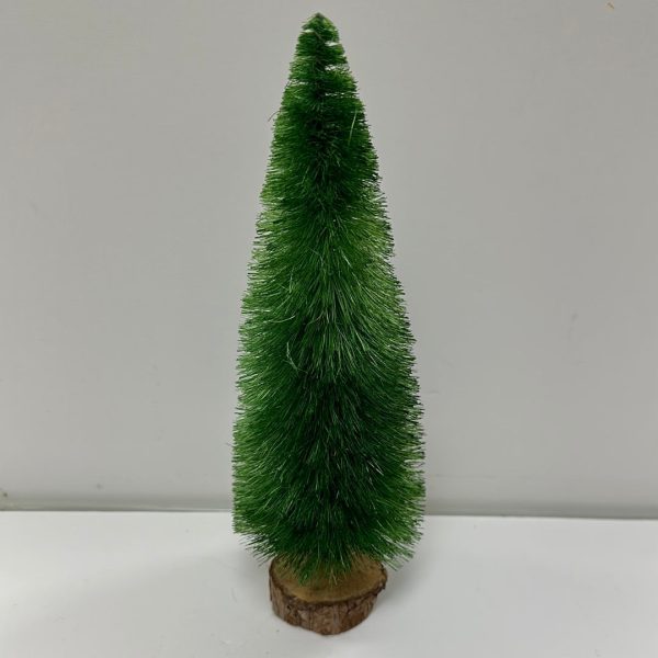 GREEN LARGE BOTTLE BRUSH TREE-0369 on Sale