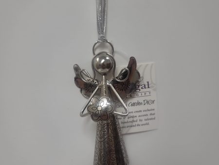 FLOWER SILVER ANGEL BELL 4 IN-1657 Online Hot Sale