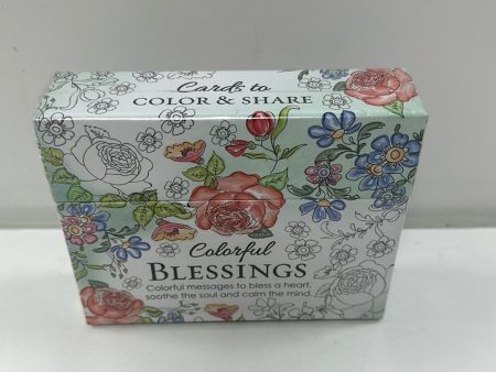 COLORFUL BLESS COLORING CARDS-2580 Supply