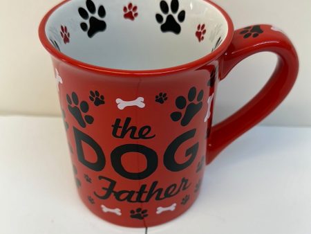 DOG FATHER RED MUG-5492 Online now