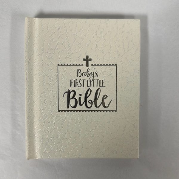 BABY S FIRST BIBLE WHITE-9316 Cheap