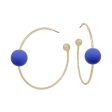 Color Ball Hoop Earrings Cheap