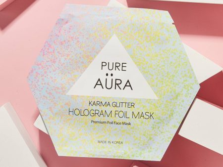 Luxury Karma Glitter Foil Facial Sheet Mask on Sale