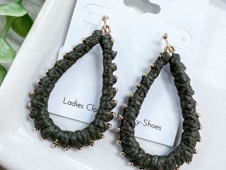 Wrapped Studded Earrings Sale